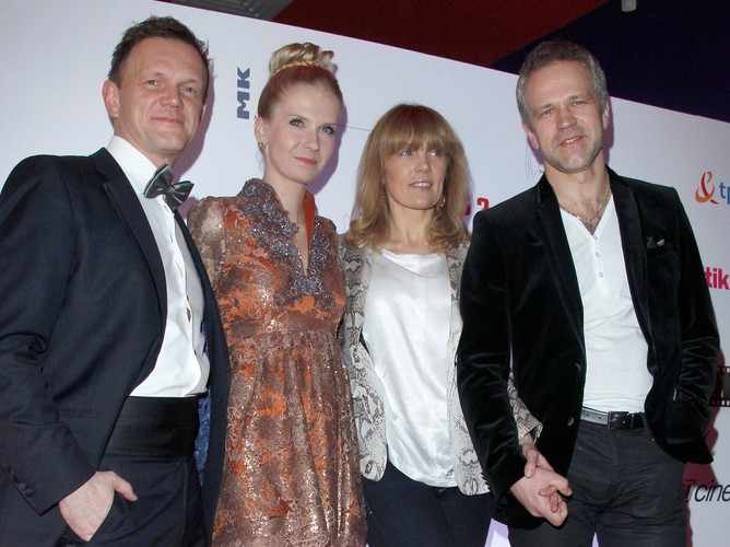 Wszystko w rodzinie: Edyta i Cezary Pazurowie oraz Dorota Chotecka z Radosławem Pazurą