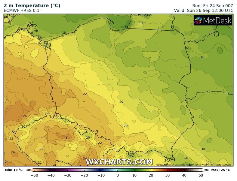 W niedzielę spodziewamy się nawet 24 st. C