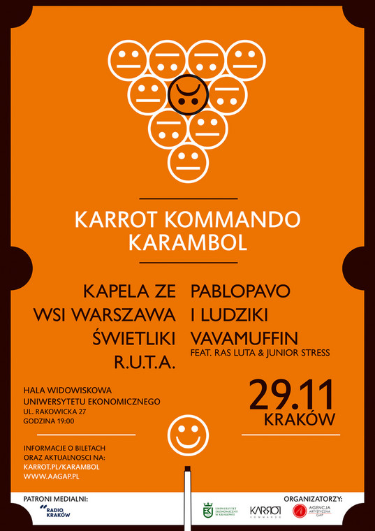 Karrot Kommando Karambol - plakat imprezy