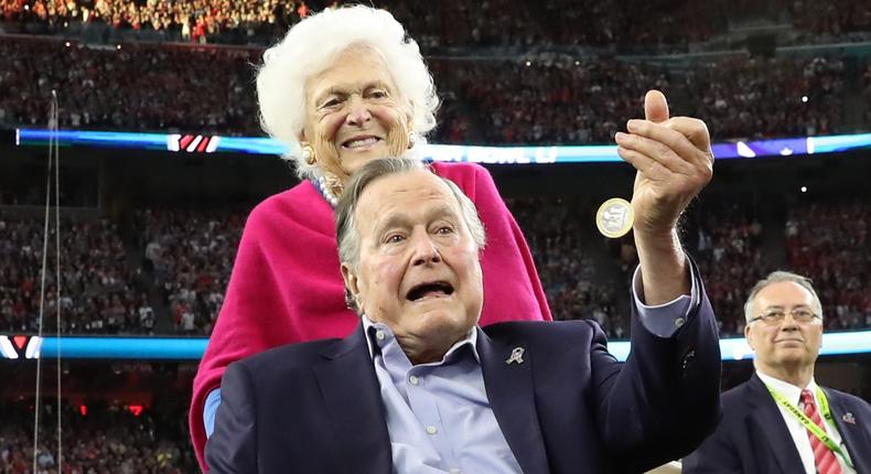 Former US president George H.W. Bush and former first lady Barbara Bush died this year, six months apart
