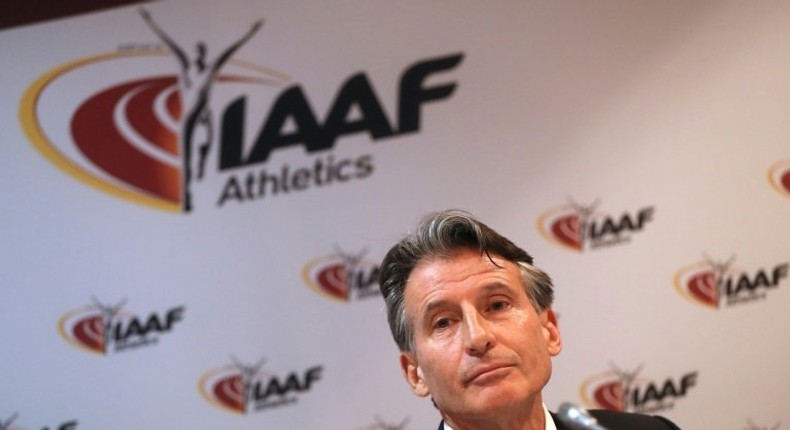 International Association of Athletics Federations President Sebastian Coe on February 6, 2017 in Monaco