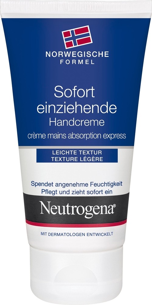 Crème pour les mains à absorption immédiate de Neutrogena pour environ CHF 5.– via Manor. 