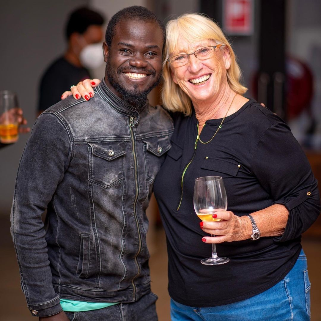 Mulamwah with an fan