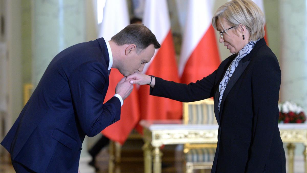 Andrzej Duda i Julia Przyłębska