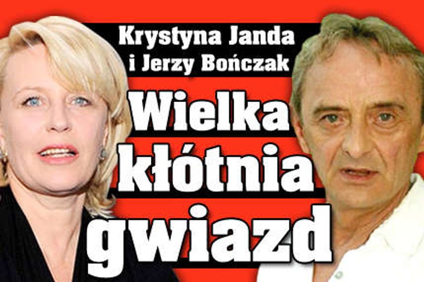 Janda i Bończak. Wielka kłótnia gwiazd