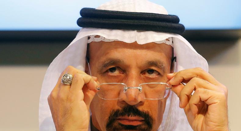 Saudi Arabia's energy minister Khalid al-Falih.
