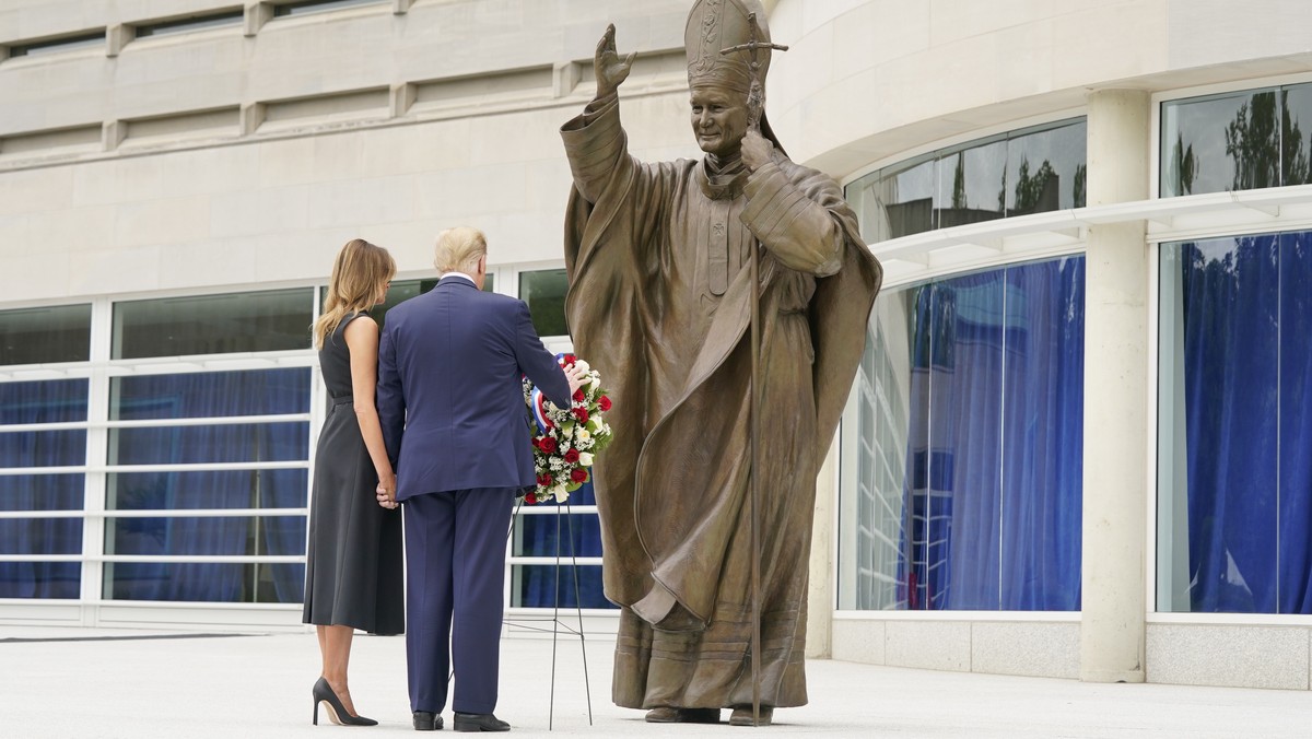 USA: Donald Trump oddał hołd św. Janowi Pawłowi II