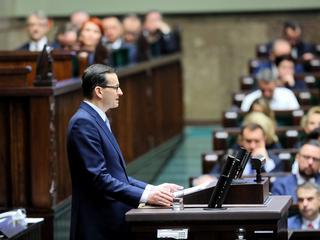 Premier Mateusz Morawiecki wygłosił w Sejmie expose