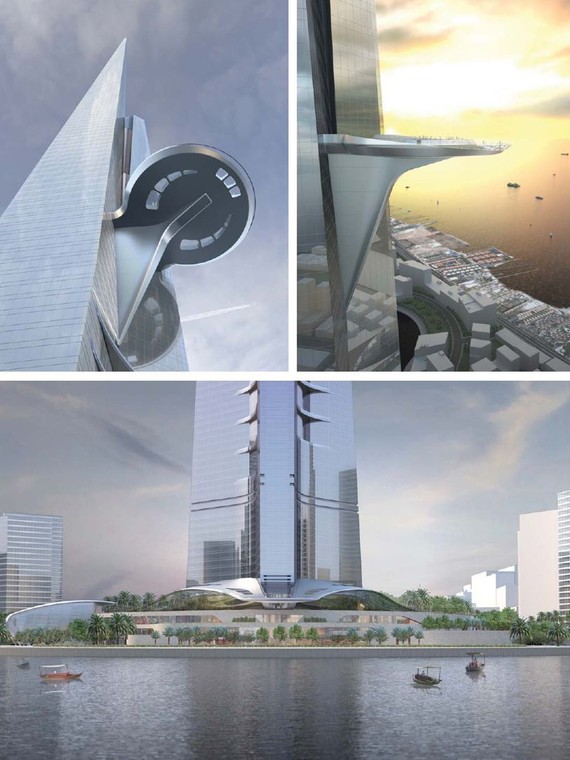 Kingdom Tower - wizualizacja 4 Fot. Adrian Smith + Gordon Gill Architecture