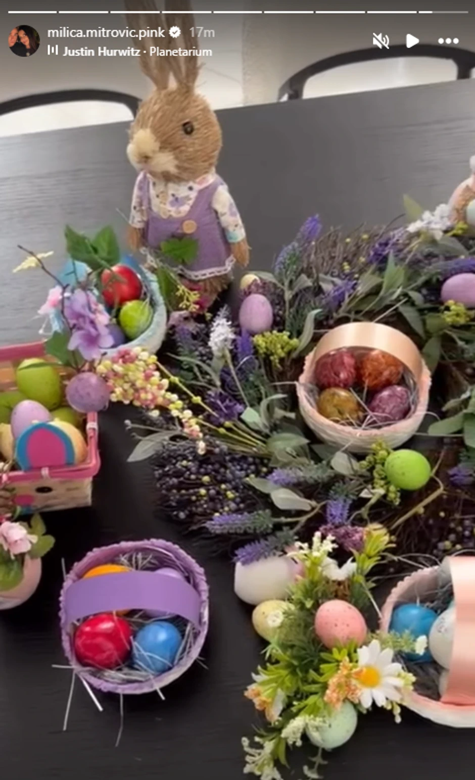 Milica Mitrović ofarbala jaja