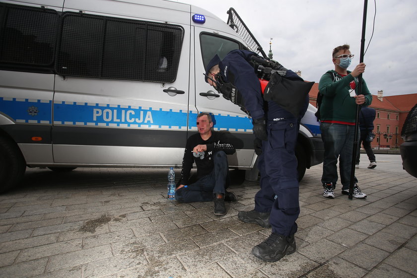 Strajk przedsiębiorców. Policja użyła gazu