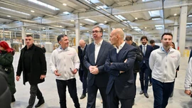 Aleksandar Vučić na svečanoj ceremoniji otvaranja fabrike Ariston Climate Solutions