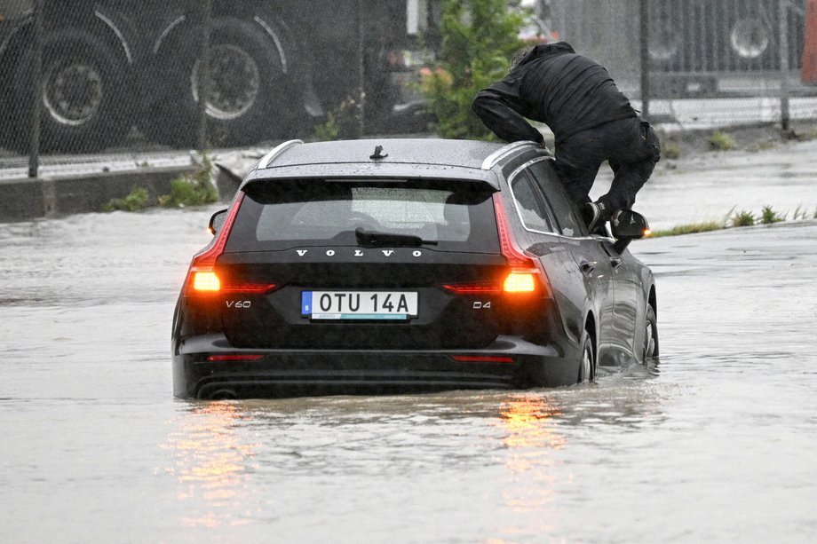 Zalane ulice Malmö 