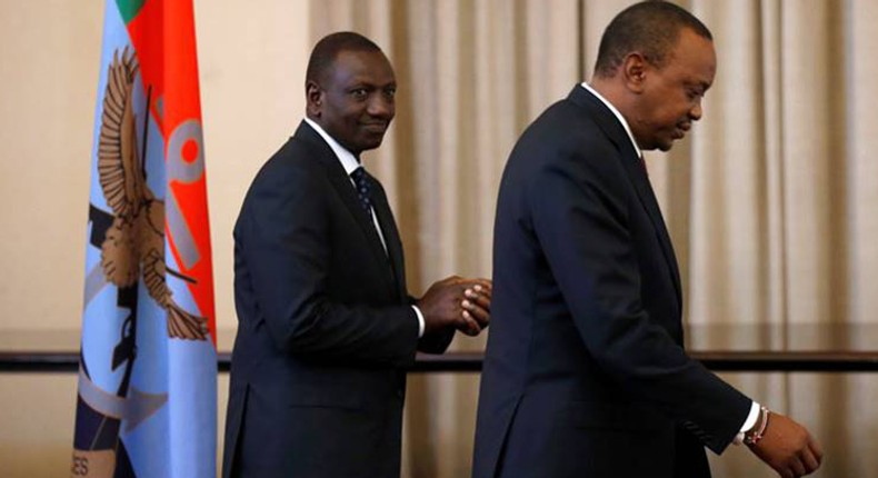 President Uhuru Kenyatta and Deputy President William Ruto