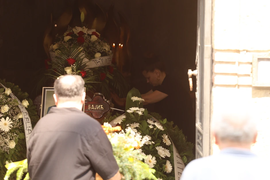 Andrijia Bajić sahrana