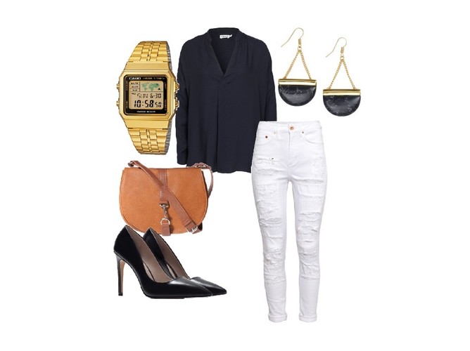 STYLIZACJE z dżinsami na lato 2015