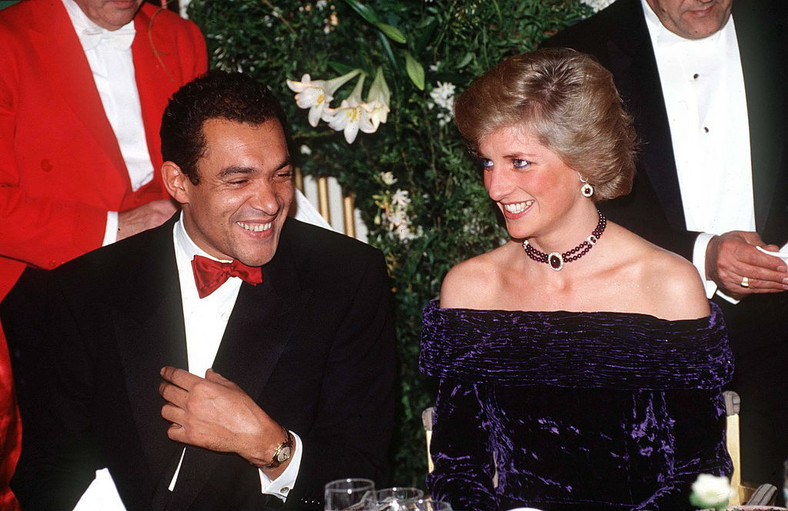 Bruce Oldfield i księżna Diana (Londyn, 1 listopada 1988 r.)