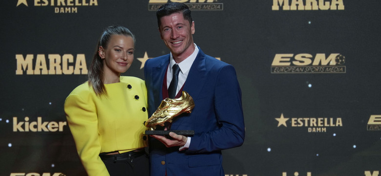 Robert Lewandowski odebrał "Złoty But". Zdobył go drugi raz z rzędu [WIDEO]