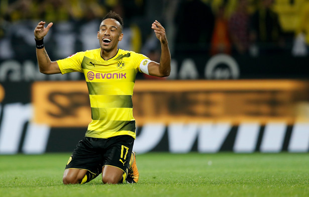 Liga niemiecka: Aubameyang wyprzedził Lewandowskiego, ale Borussia przegrała RB Lipsk