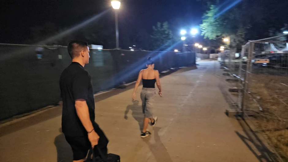 Teodora Džehverović sa dečkom na Music Week festivalu