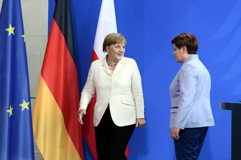 Merkel o spotkaniu z Szydło: "dobry dzień dla wzajemnych relacji"