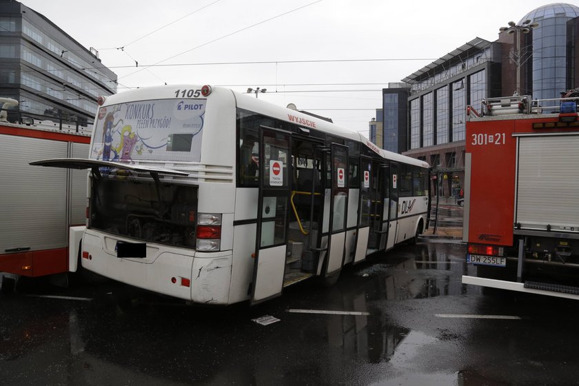 Wypadek na placu Dominikańskim we Wrocławiu