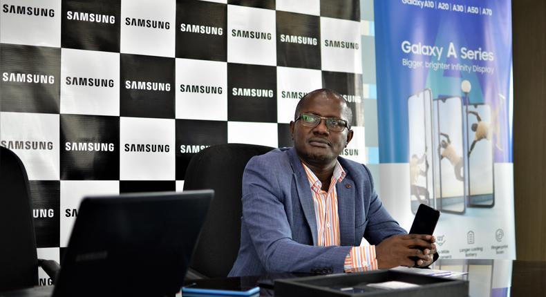 Charles Kimari, Samsung Electronics East Africa Head of Mobile division. (George Tubei)