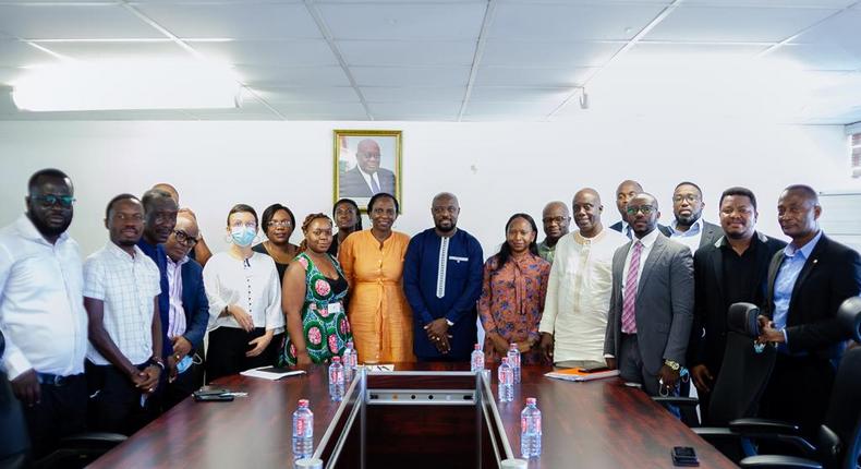 Zambian delegation in Ghana