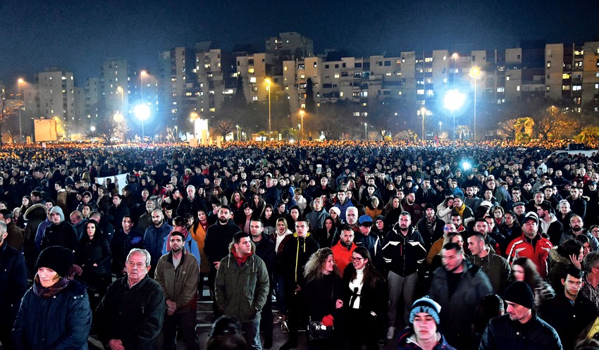 Jedan od protesta u Crnoj Gori