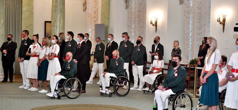 "Jesteście wielcy". Prezydent odznaczył medalistów igrzysk paraolimpijskich w Tokio