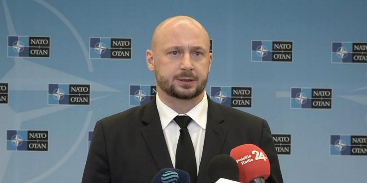 Szef Biura Bezpieczeństwa Narodowego, Jacek Siewiera w siedzibie NATO.