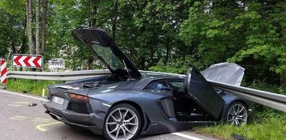 Kierowca Lamborghini spowodował straszny wypadek!