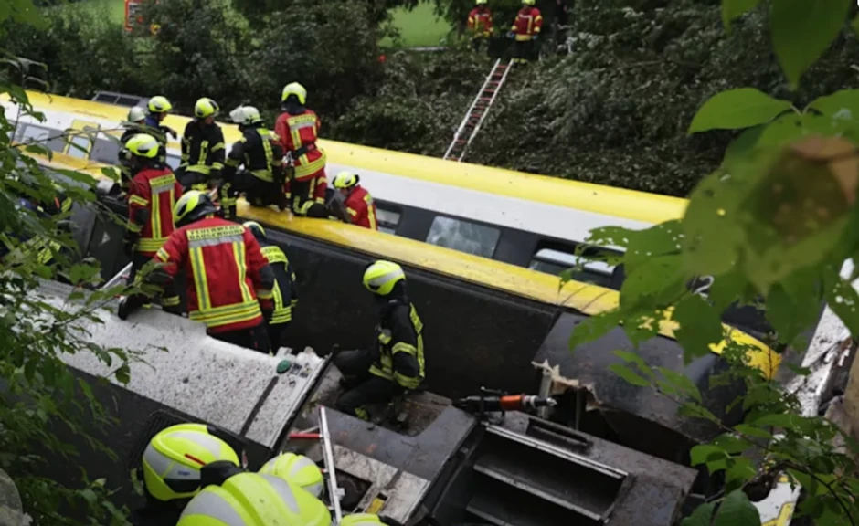 Železnička nesreća u Nemačkoj