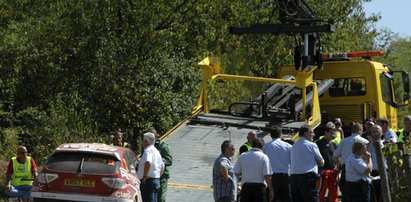 Groźny wypadek przed Rajdem Niemiec