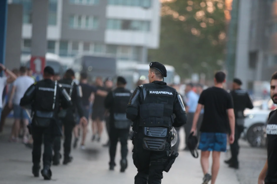 Žandarmerija na gradskom stadionu u Banjaluci