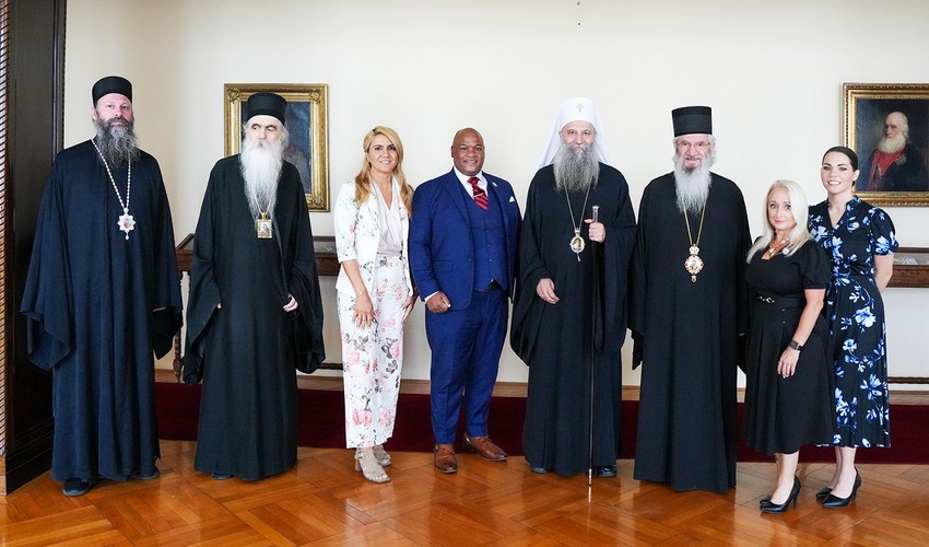 Patrijarh Porfirije i pastor Berns
