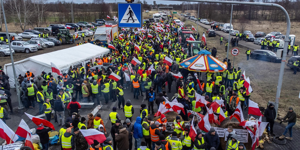 Protesty rolników 27.02.24. Dziś wielki paraliż Warszawy.
