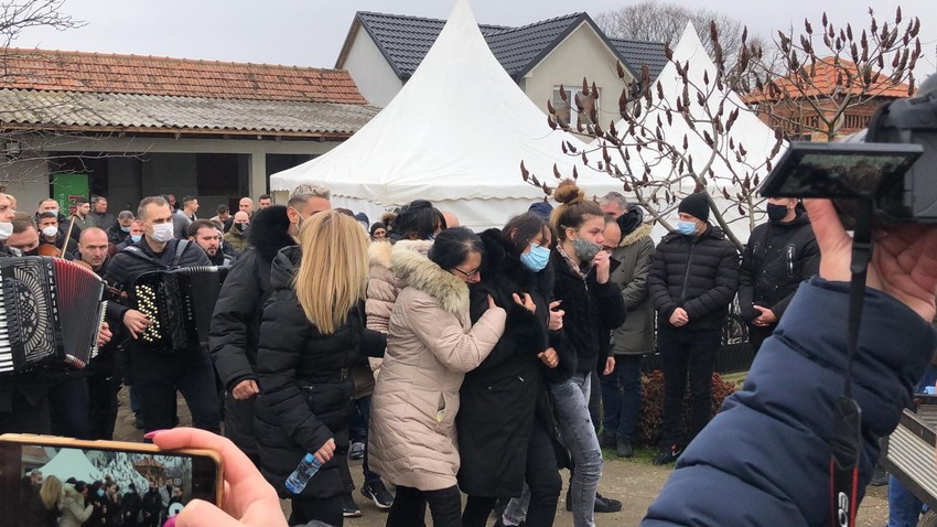 Sahrana oca Darka Lazića