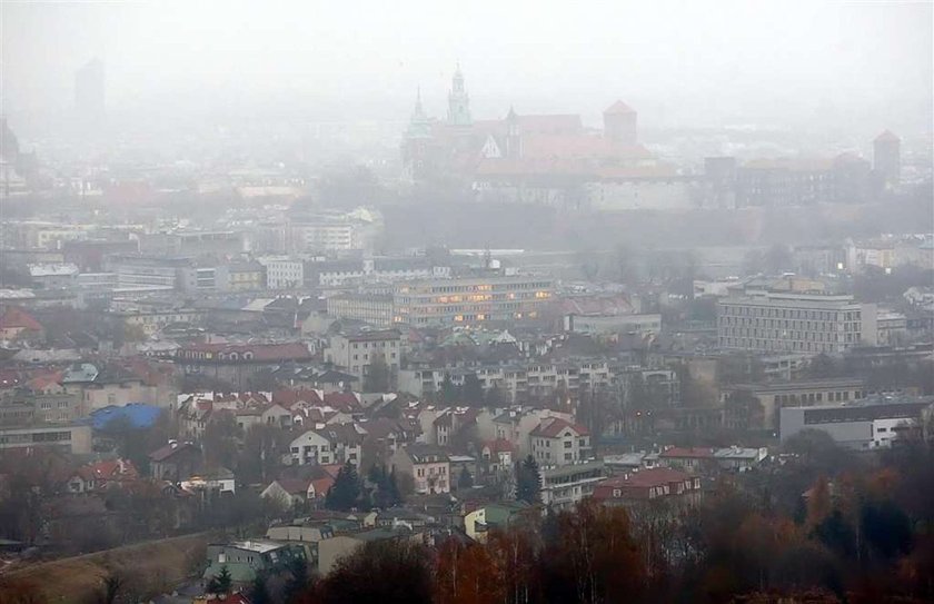 Toksyczny smog nad miastem