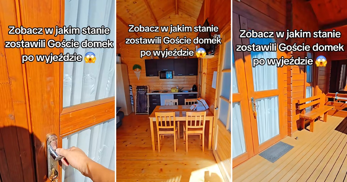 Wszedł do domków, z których wyprowadzili się goście. Natychmiast sięgnął po telefon