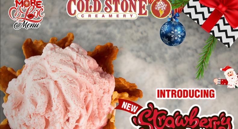 Cold Stone brings the festive vibes with the new Strawberry Cake Batter Flavour and 12 days of Christmas Spe