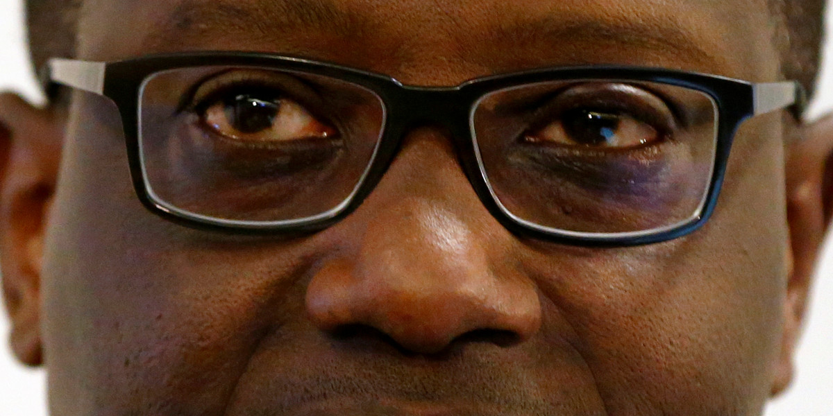 CEO Tidjane Thiam of the Swiss bank Credit Suisse.