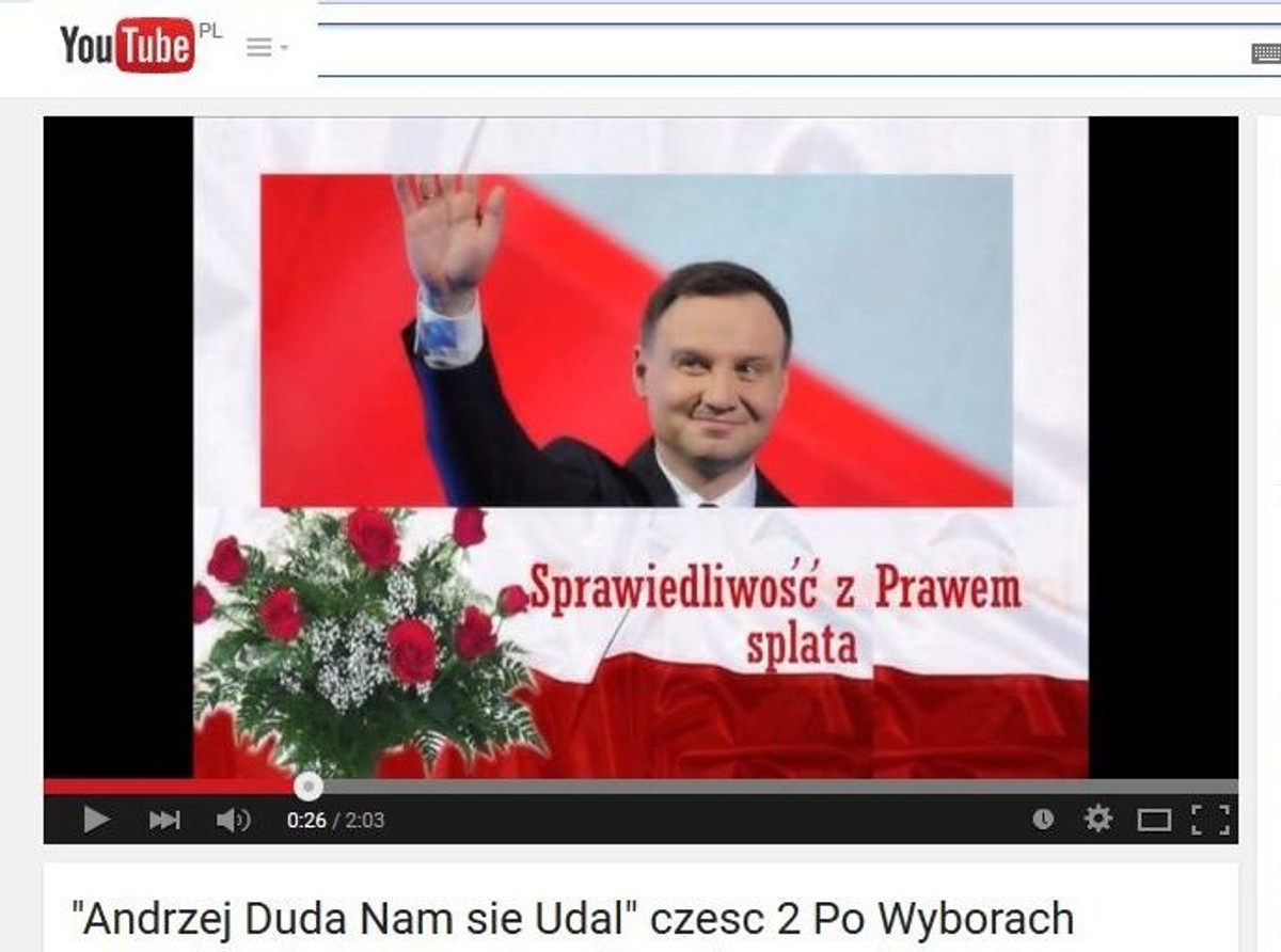 Pieśń ku chwale Andrzeja Dudy podbija Internet [WIDEO]