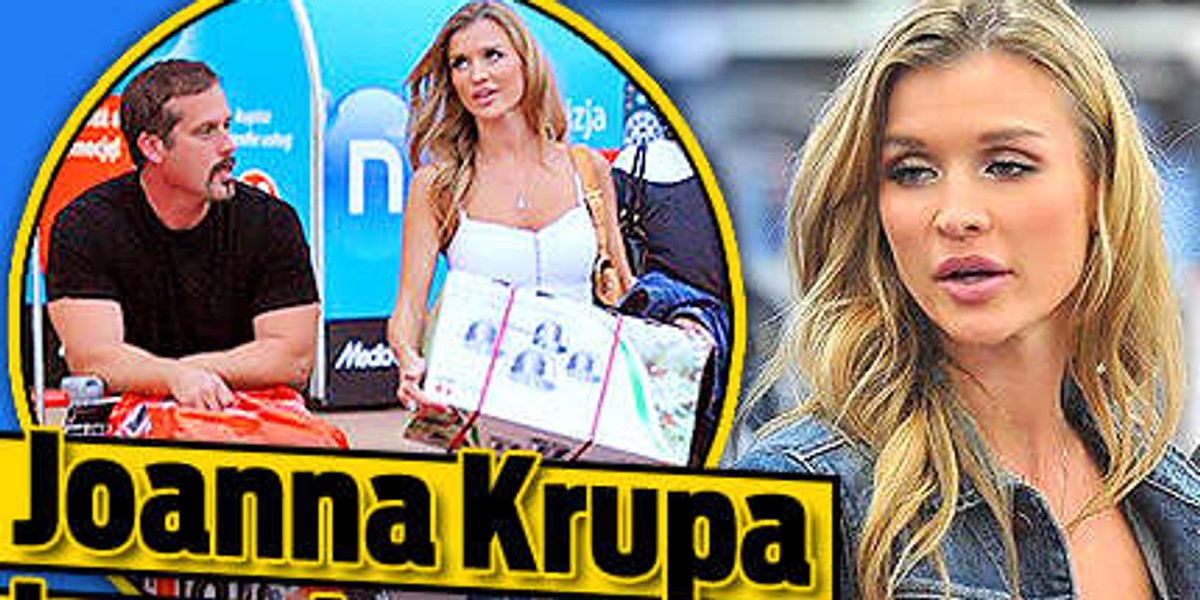 Joanna Krupa kupuje garnki