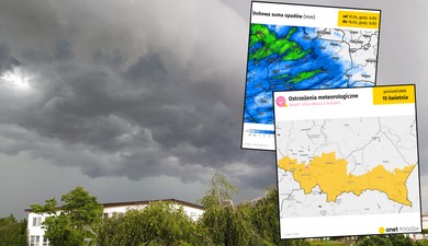 Burze i ulewy zaatakują Polskę. Są żółte alerty IMGW. Nawet 40 mm deszczu