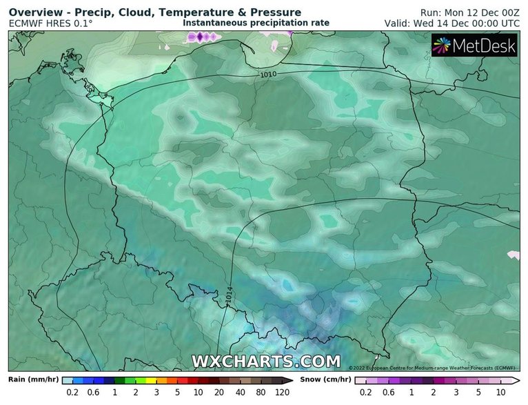 W nocy rozpogodzenia, ale punktowo pojawią się groźne marznące mgły