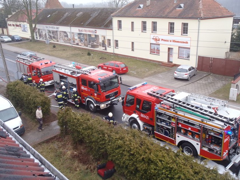 Pożar w Złotowie