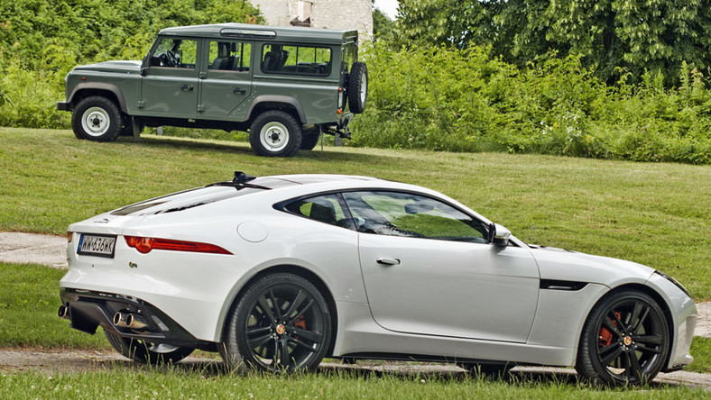 Garaż marzeń Jaguar FType i Land Rover Defender
