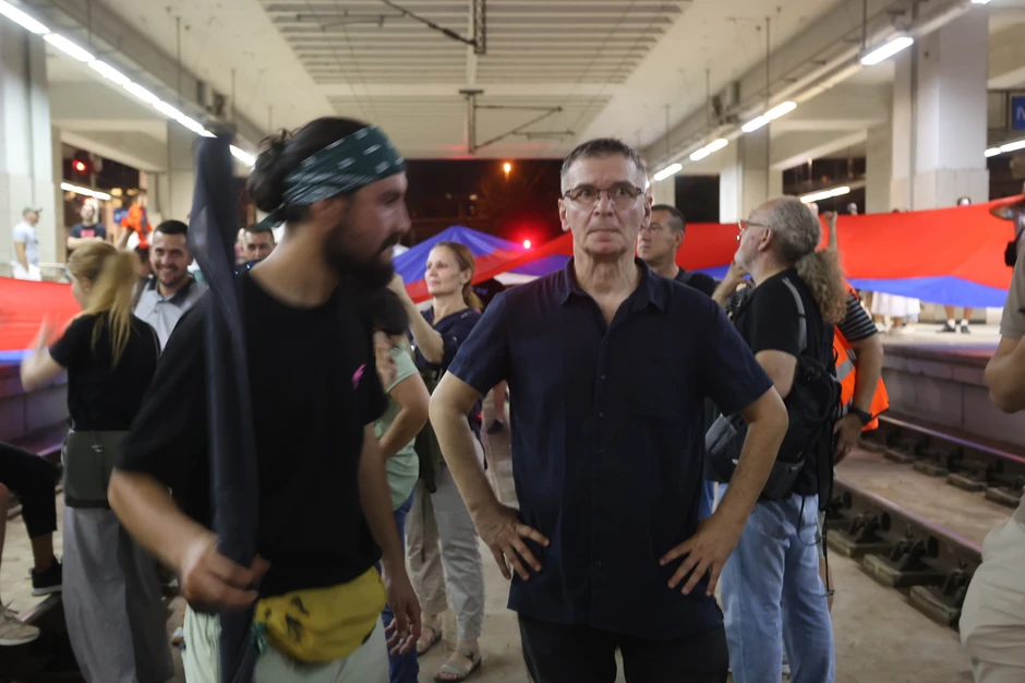 Ivan Bijelić (levo) tvrdi da su u Novom Sadu lomili ljudi jer im je muka 