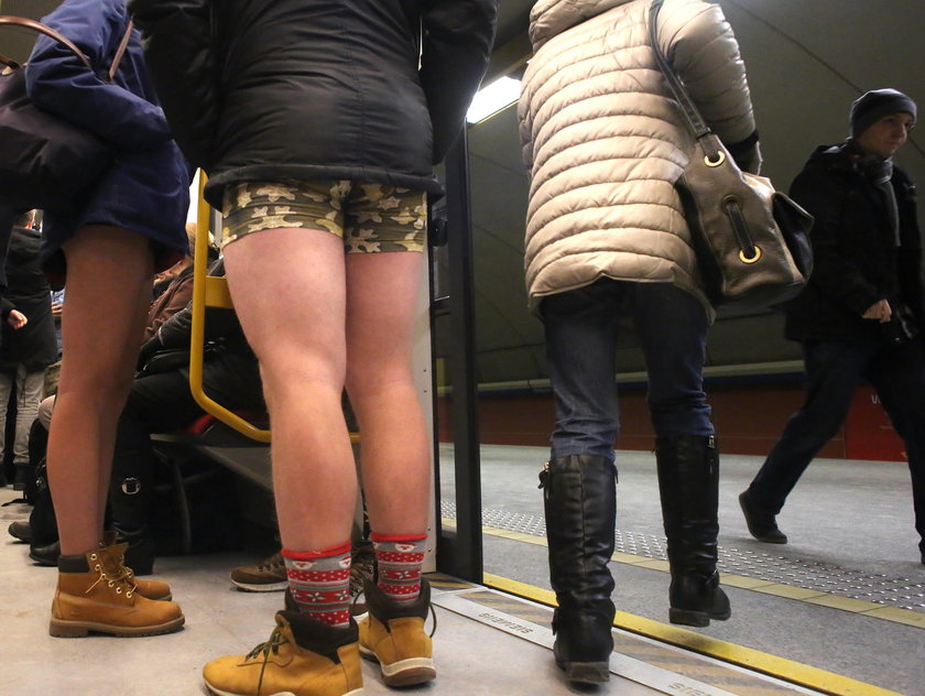 Dzień bez Spodni w Metrze